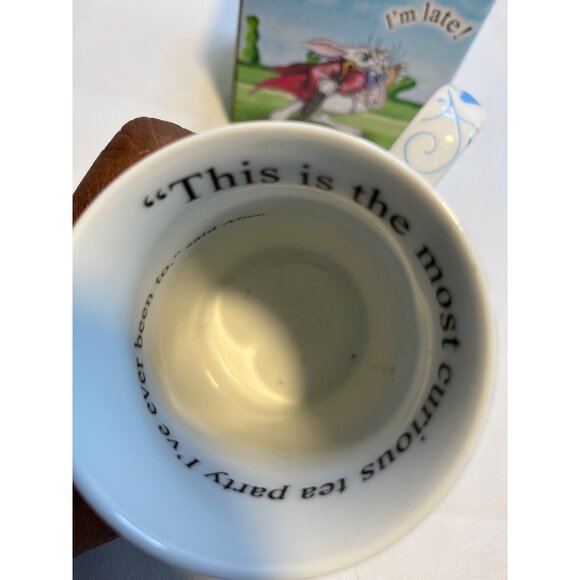 Alice In Wonderland Coffee Mug Tea Party Mad Hatter 9 oz - Picture 5 of 12